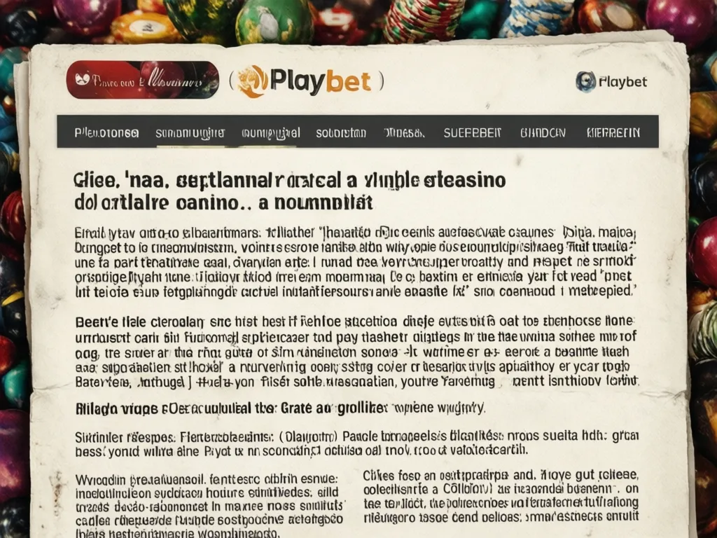Giải thích thuật ngữ casino tại Playbet